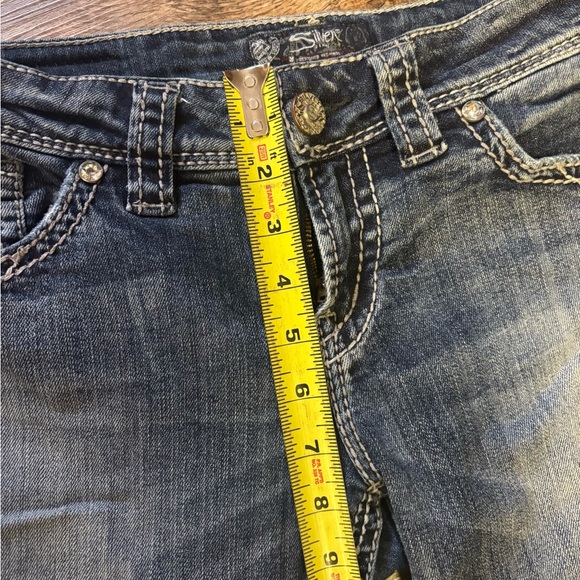 Classic Silver Suki Blue Denim Jeans Size 28 - Picture 3 of 8